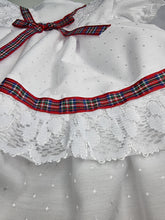 Load image into Gallery viewer, Tartan Frilly New baby dress
