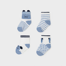 Load image into Gallery viewer, Blue socks 4 pack
