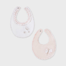 Load image into Gallery viewer, Pink bibs gift 2 pack
