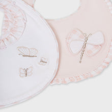 Load image into Gallery viewer, Pink bibs gift 2 pack
