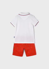 Load image into Gallery viewer, Mayoral boys Polo top &amp; bermuda short set
