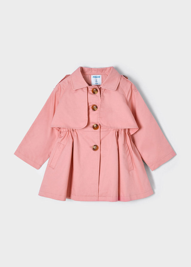 Pink rain coat