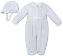 Load image into Gallery viewer, Sarah Louise white romper &amp; cap
