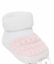 Load image into Gallery viewer, Knit baby booties
