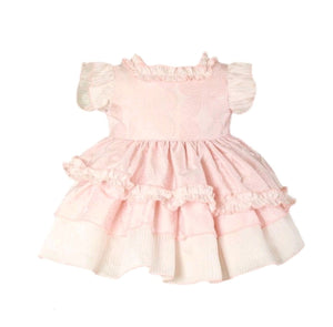 Miranda pink butterfly baby dress