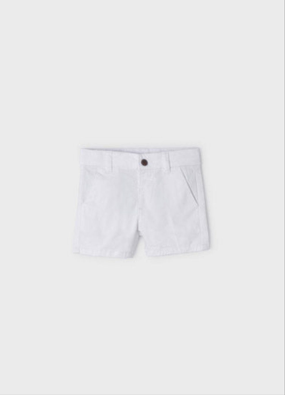 Baby boys White Chino shorts