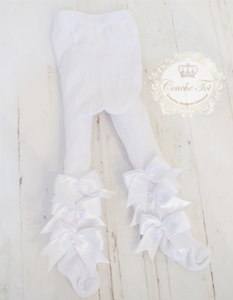 Baby tights 3 bow