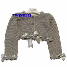 Grey bow cardigan - Ctwinkles