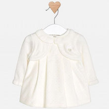 Load image into Gallery viewer, Dotty ivory baby dress
