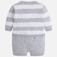 Grey/white Knitwear baby set