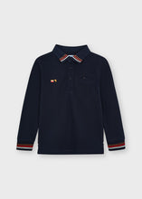 Load image into Gallery viewer, Navy boys polo top
