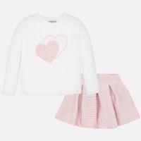 Load image into Gallery viewer, Mayoral heart top and skirt - Ctwinkles
