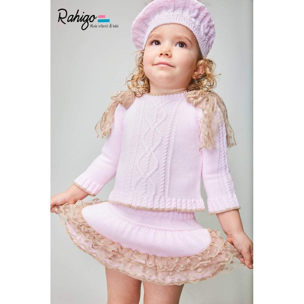 Rahigo pink knitted set - Ctwinkles