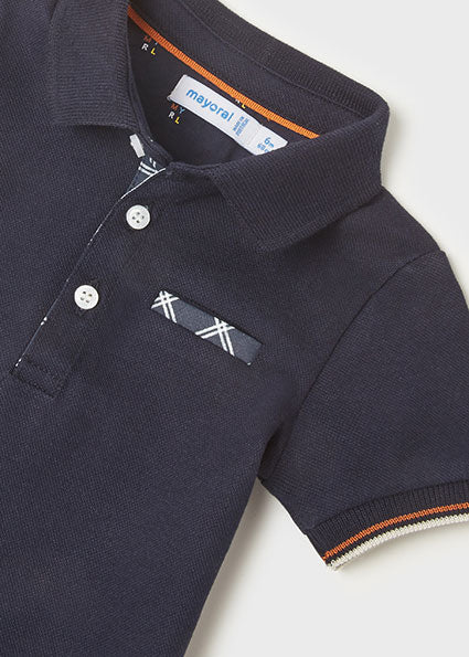 Mayoral baby boy navy polo top