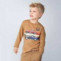 Load image into Gallery viewer, Boys Mocca top - cars
